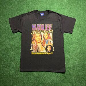 Men’s Friday Beers Hailee Steinfeld Oscar Nominated T-Shirt Black Medium